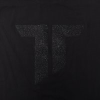 Dámske čierne tričko s logom T
